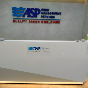 reception table, reception counter